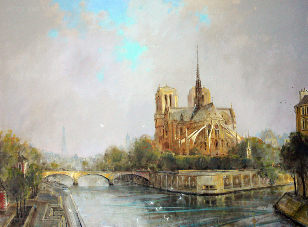 Notre Dame, Paris 36"x48" 
