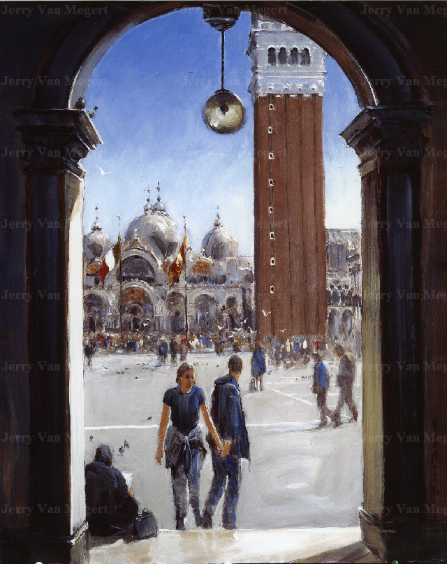 The Piazza, Venice (Sold)