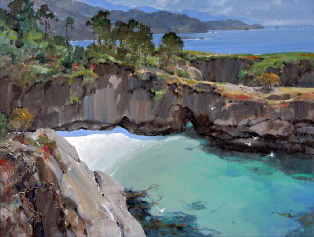China Cove, Point Lobos 30"x40" (Sold)