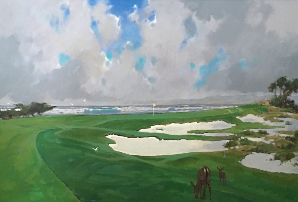 Pebble Beach Golf 24"x36"